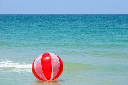 Ballon et plage